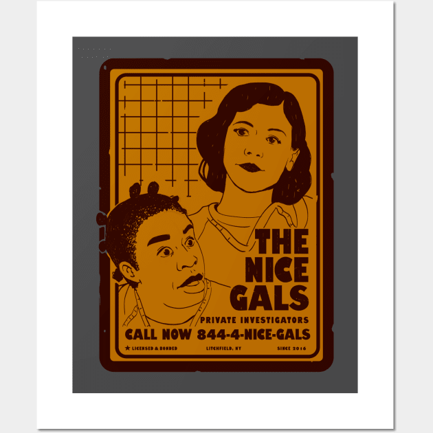 The Nice Gals Wall Art by artducko